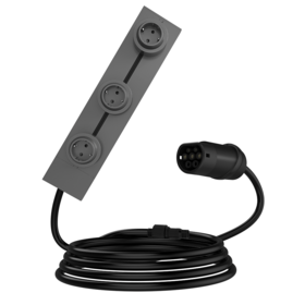 V2L EV Discharge Adapter with Multi Socket Power Strip 3.6kW 16A Type 2 GB/T Type 1 Vehicle to Load Adapter for Camping Outdoor