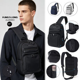 Kingslong Fashion Sling Bag for Men Small Crossbody Waterproof Polyester All Seasons Customized