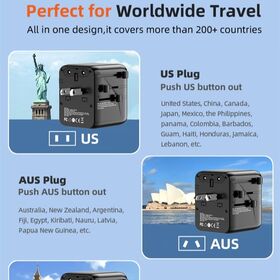World plug Modell 1005DQ 20W Universal-Reise adapter zertifiziert für Apple iPad Tablet