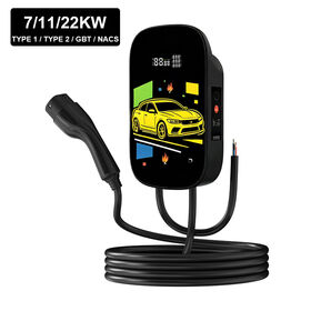 Type 2 AC EV Charging Station 7kW 11kW 22kW Smart Wallbox with Custom Visual Design for Automotive Brands Dealerships and Fleets