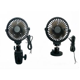 Interruptor de velocidad ajustable de 3 velocidades con base de clip, controlador de potencia de ventilador portátil, accesorio universal de regulación de ventilador de refrigeración para