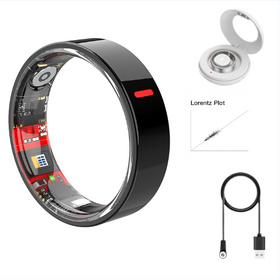 Anillo Inteligente de Salud Bluetooth para Monitorización del Sueño Durante Todo el Día, Rastreador de Fitness, Estadísticas de Proporción de Sueño y Presión Arterial