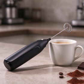 Espumador de Leite Elétrico Portátil Batedor de Ovos Aço Inoxidável 304 Mini Mixer para Café Latte Creme de Ovos Cozinha