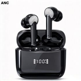 Atacado J8Pro TWS Fones de Ouvido Sem Fio BT5.4 ANC ENC Dupla Redução de Ruído HiFi Estéreo Display LED Headset Intra-auricular IPX4