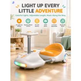Cross-border Export Go-kart, Anti-rollover Kids Drift Car, Multi-functional Retractable Scooter kid ride on car