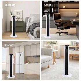 Ventilador de Torre de 32" com 3 Modos, Temporizador de 7,5 Horas e Controle Remoto - Ventilador Slim TF-32R-4