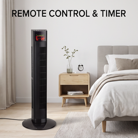Ventilador de Torre 32" com 3 Modos, Temporizador de 7,5h e Controle Remoto - Ventilador Slim TF-32R-2