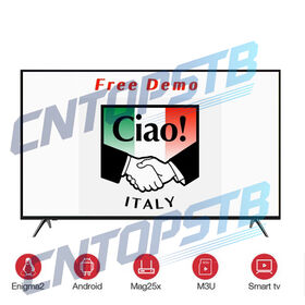 Iptv stable Ita pour Android TV Box 4K Vente chaude Iptv Italie pour l'essai gratuit Kool M3u Code Canal Abonnement Iptv Smarters Pro