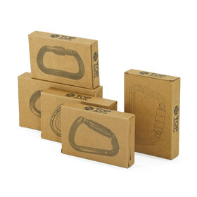 Maßgeschneiderte bedruckte Kraftkarton-Versandbox, Papierbox im Flugzeugstil mit individuellem Logo für die Verpackung von Kleinmetallwaren