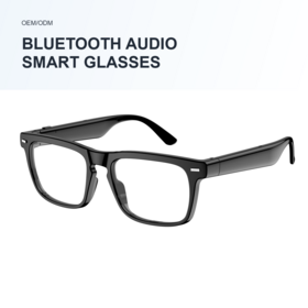 OEM/ODM Bluetooth 5.4 Oreille Ouverte Lunettes Audio Intelligentes avec TR90 Cadre, ENC Appels et Type-C Charge pour Usage Quotidien