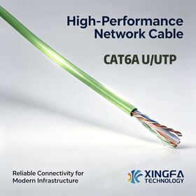 500 ميجاهرتز CAT6A U/UTP كابل إيثرنت منخفض 10 جيجابايت في الثانية لبناء كابلات منظمة مع CE/ETL