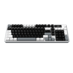 Gaming-Membrantastatur für PC und Laptop, 98%-Layout, Thocky RGB-Hintergrundbeleuchtung, Macaron-Tastenkappen, Tri-Modus-Wireless, OEM-Großhandel