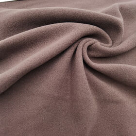 Polyester elastane fleece fabric