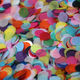 Sourcing Map 1200Pcs Heart Confetti Glitter Confetti Table Confetti Decor For Party Wedding Festival Decorations, 0.5x0.6Inch, 0.4x0.4Inch, Blue