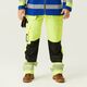 Mens Hi Vis Work Trousers Elasticated Waist Mens Work Utility - View #8