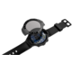 China 4G Android Smart Watch With Dual Cameras Round Alloy Case and Silicone Bracelet