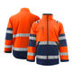 LE11 High Visibility Safety Security Reflective Workwear Bomber Jacket