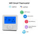 Ficher 1 Set White Wall Mounted Heating Thermostat For Boilers Weekly
